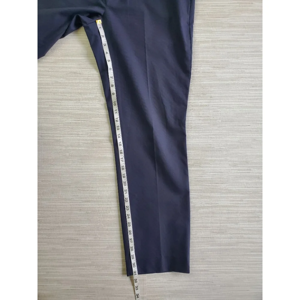 Men's Banana Republic Navy Standard Fit Dress Pants Waist 33 Navy Blue NWT